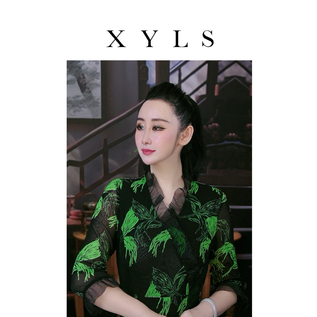 女装连衣裙弹力印花T006799