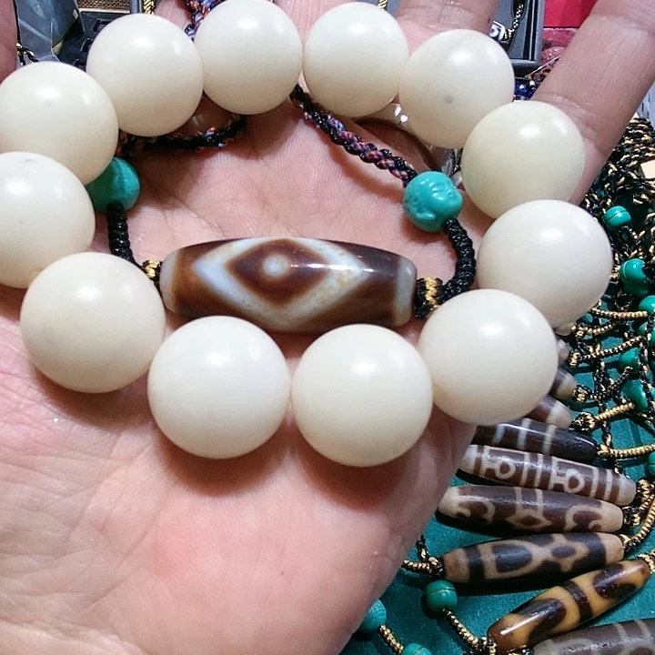 白玉菩提手串97号男女同款
