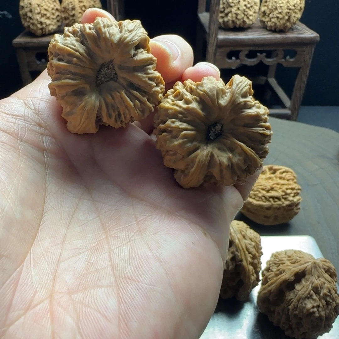 曦***和吊坠文玩核桃40深奥迪炮弹