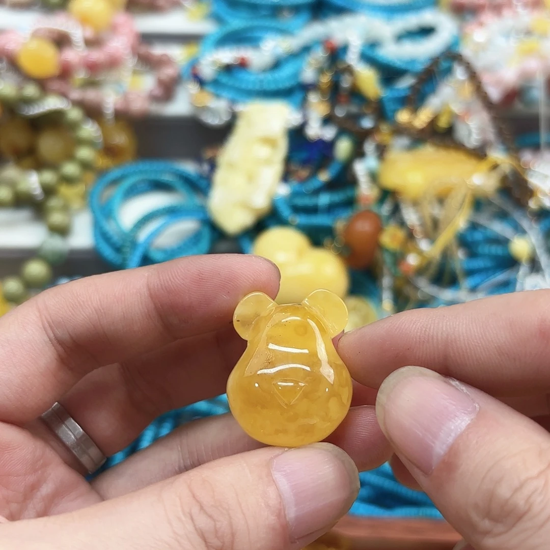 琥珀未镶嵌手链琥珀