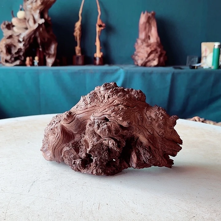 黑果木@**文467金丝红木羊蹄甲半成品