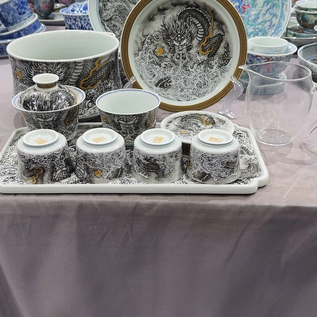 瓷片景德镇瓷器精品展示