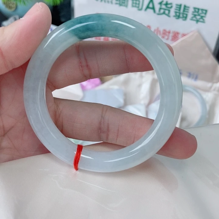 翡翠未镶嵌手镯天然缅甸天然A货美镯6