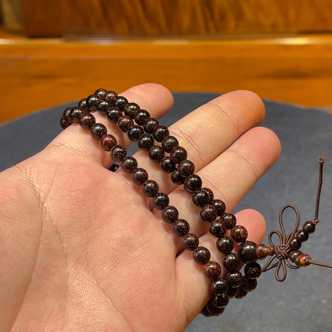 金丝楠小叶紫檀串0.6