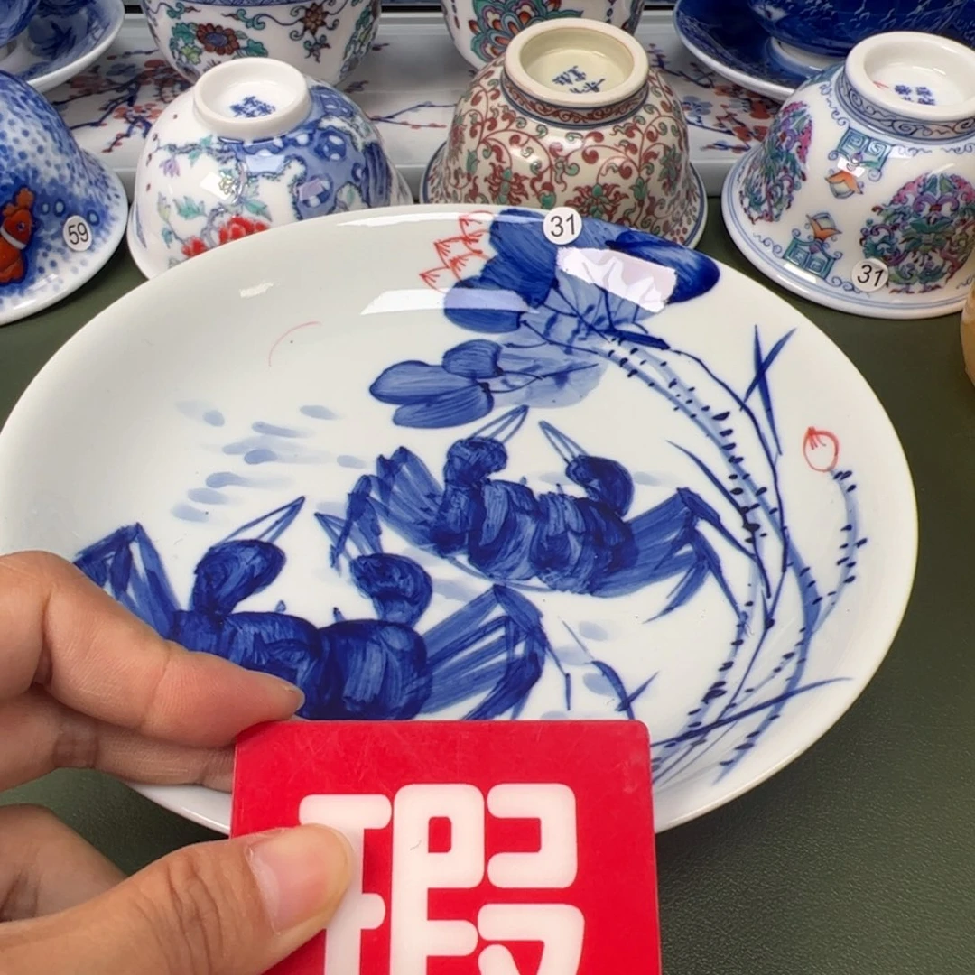 陶瓷景德镇纯手工纯手绘茶具木木31