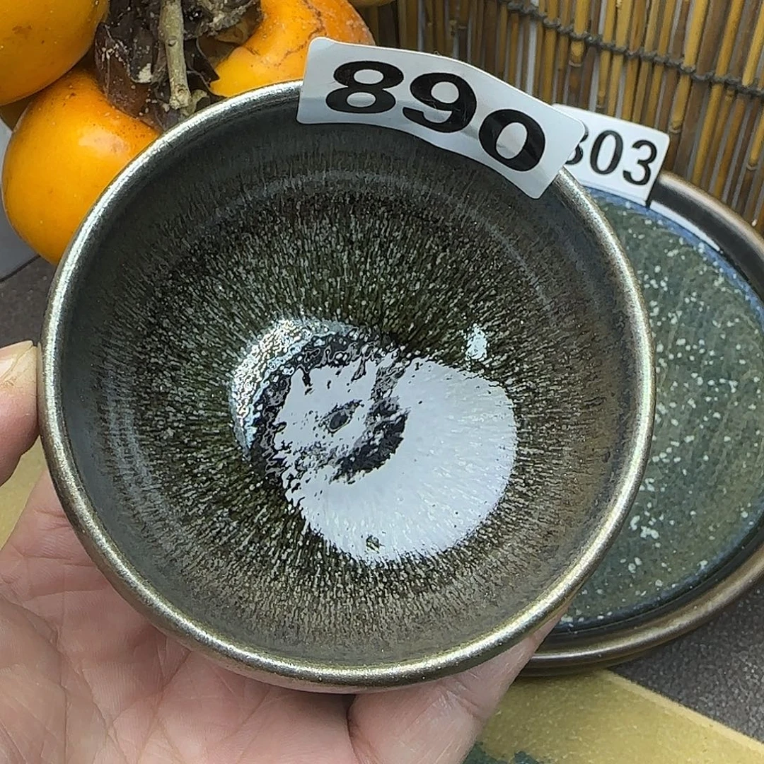 茶盏建盏杯主人杯龙窑柴烧