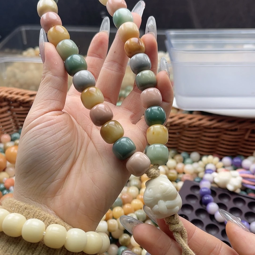 白玉菩提吊坠邦****子ccc14mm/1串