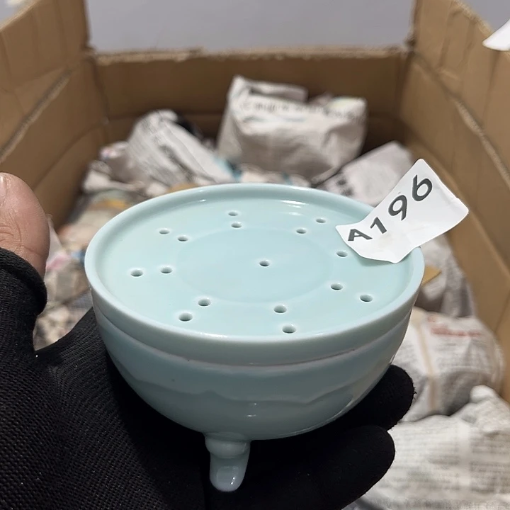 瓷片茶摆件工艺品摆件666