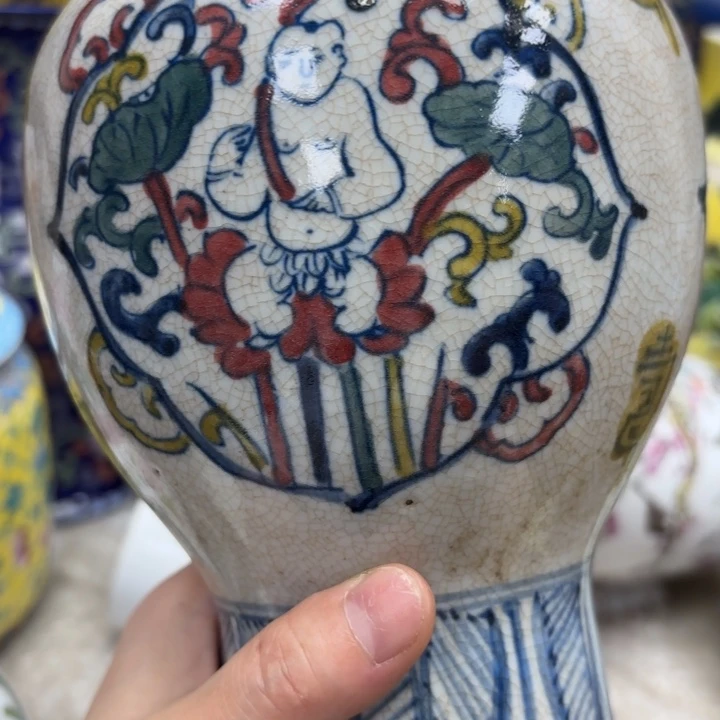 瓷片瓷器摆件 瓷器摆件
