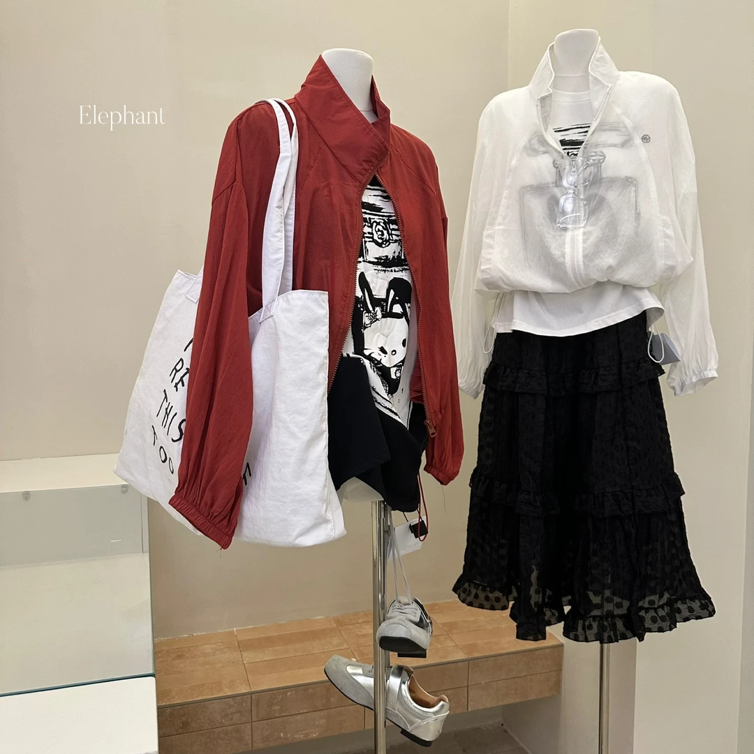 zizi（8139#）简约气质立领防晒百搭外套kc