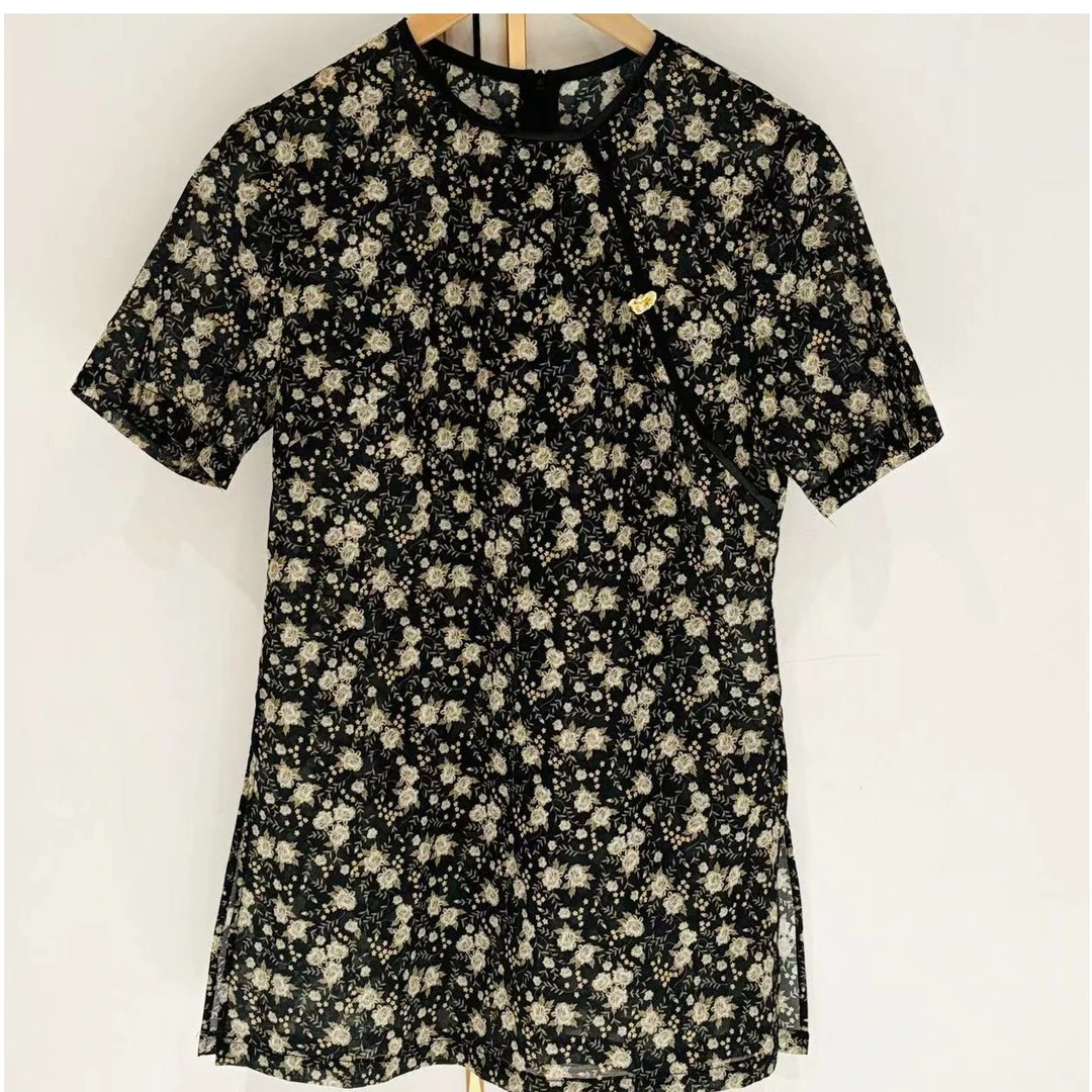 VV&AA 锦瑟华年 新中式国风复古小众设计感旗袍衫 RK90135