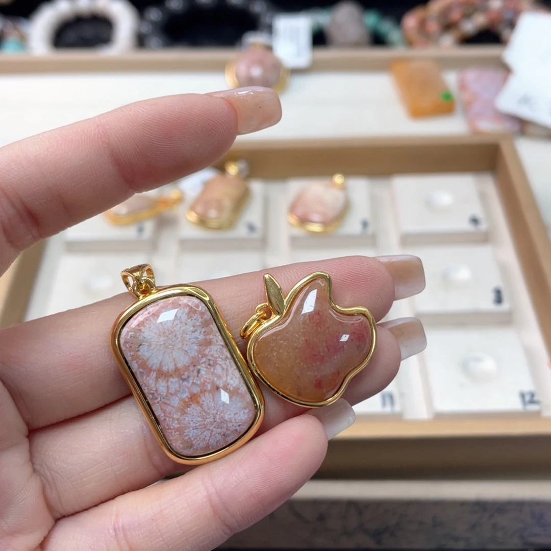 硅化珊瑚（珊瑚玉）手链未镶嵌芭**月291