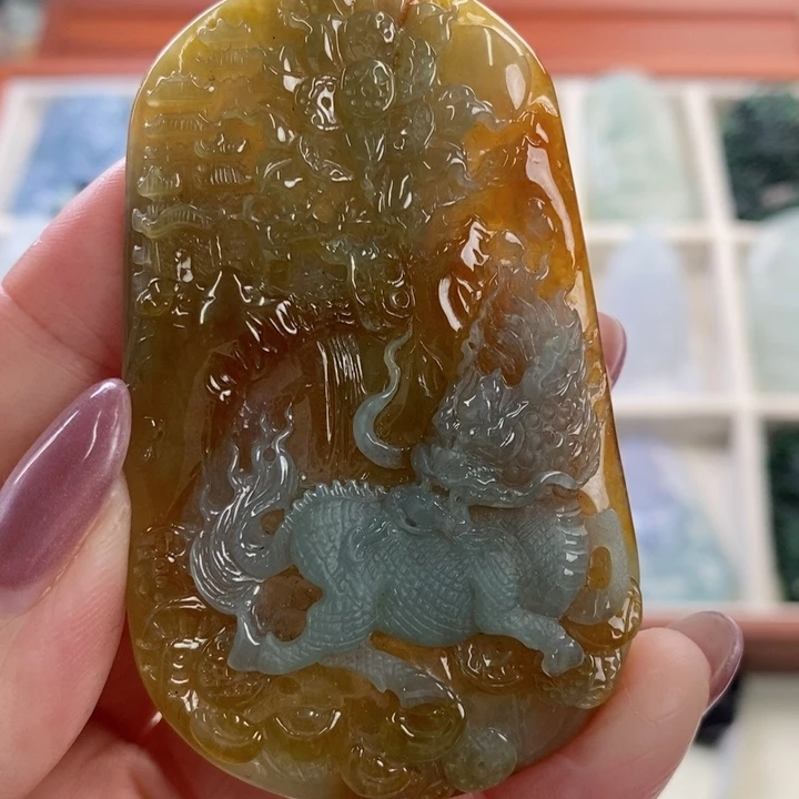 颈饰未镶嵌翡翠翡翠