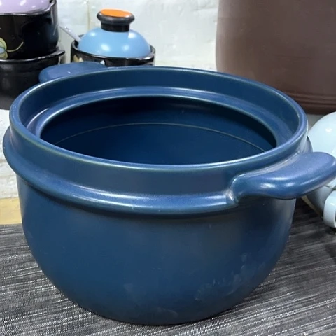 微瑕，明火，约24厘米高度15默认发盖子