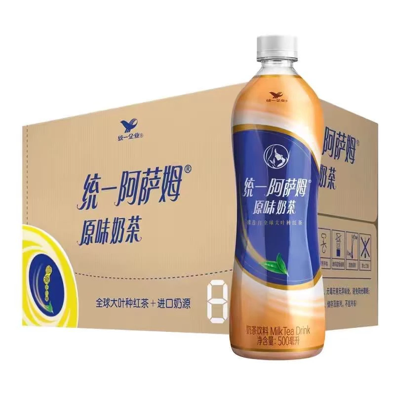 统一阿萨姆奶茶原味500mlx15瓶整箱进口奶源宿舍饮品