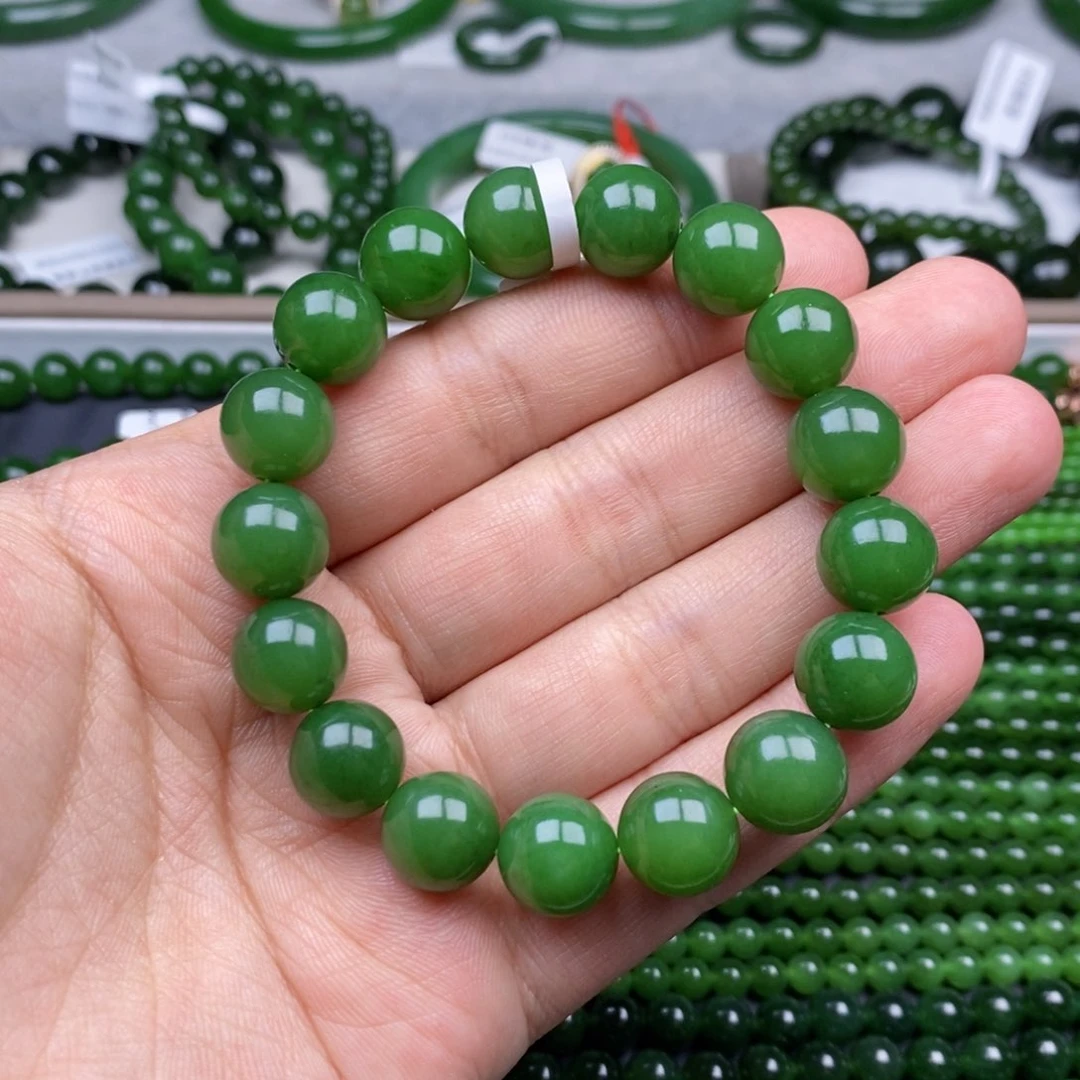 未镶嵌手串和田玉（碧玉）卡12