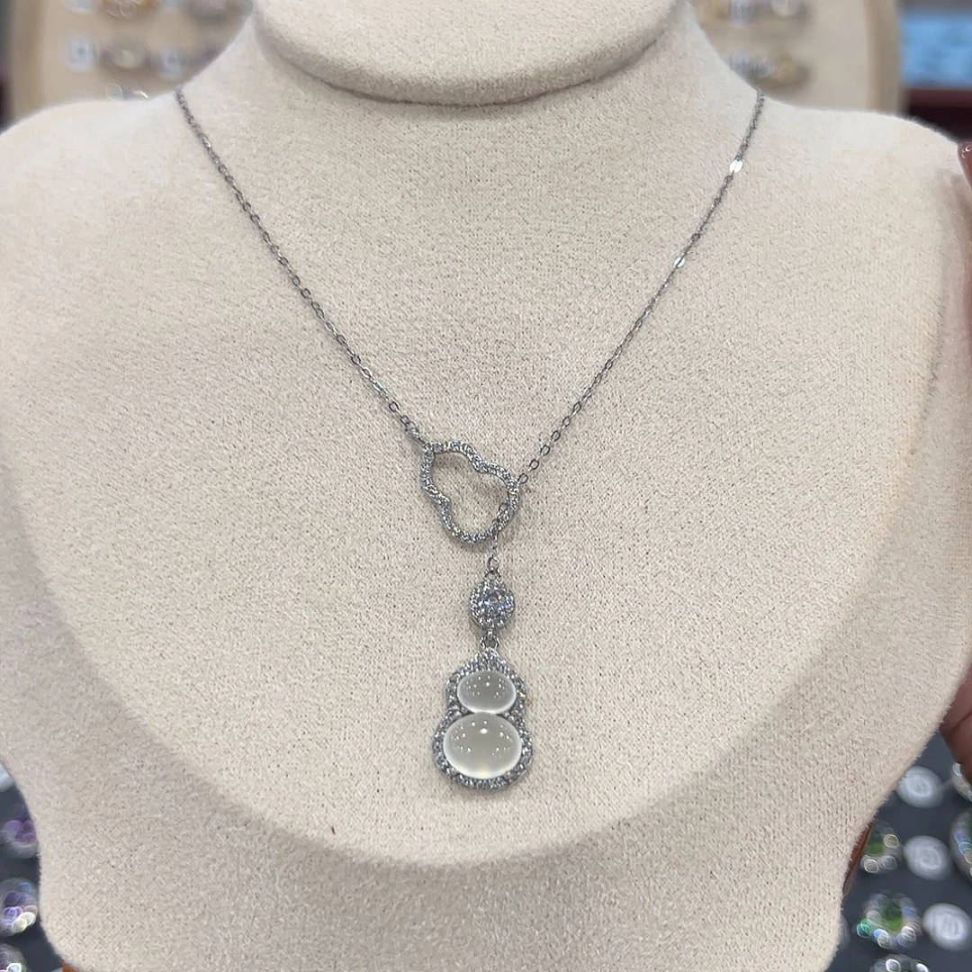 银S925镶嵌蛇纹石玉戒指