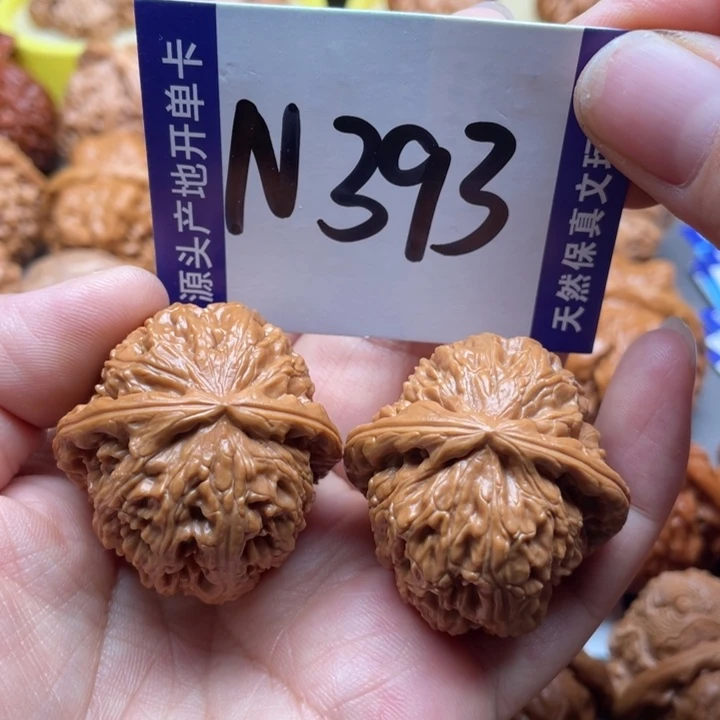 把件文玩核桃白狮子36尺