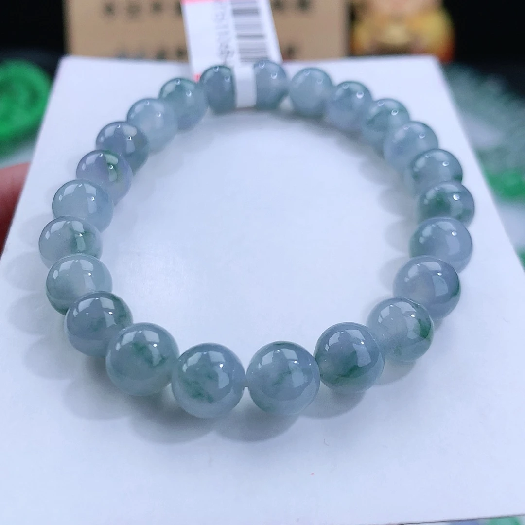翡翠手链未镶嵌卡7.8mm