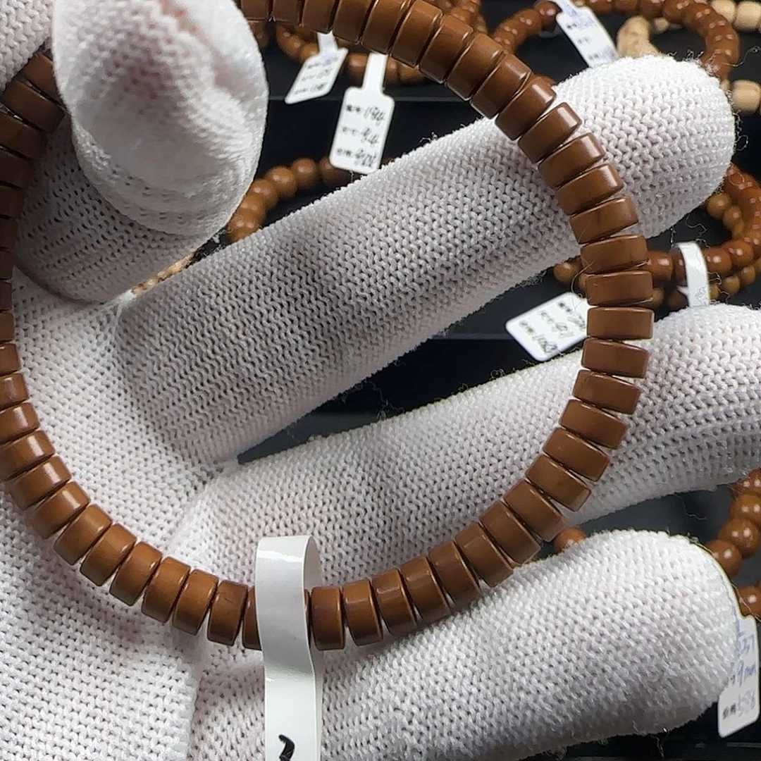 A***水紫金鼠手串6×3药片zly