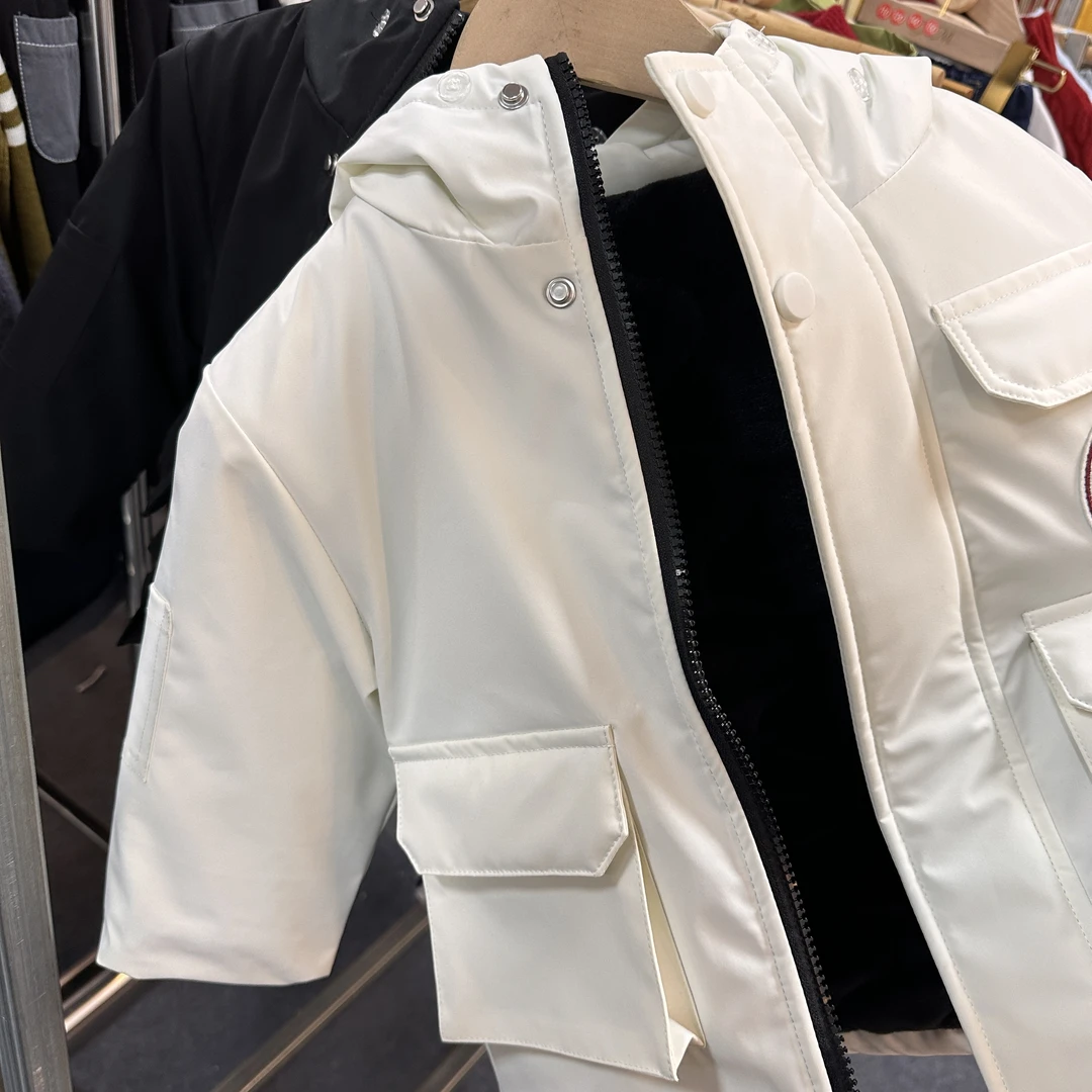 3038休闲时尚百搭洋气潮流秋冬男女童派克棉服