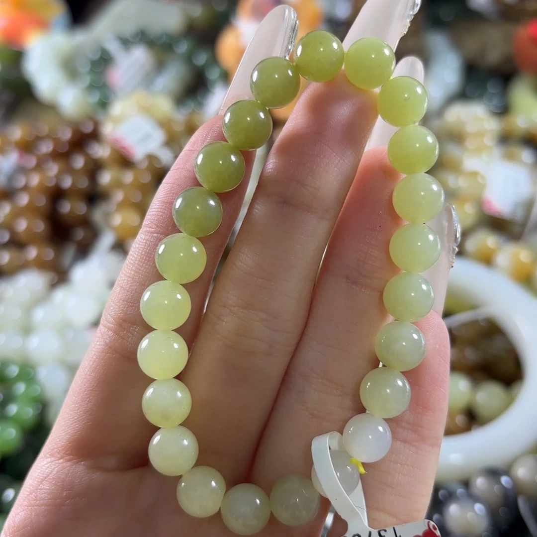 和田玉未镶嵌手链16