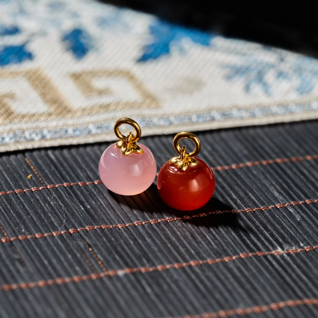 【云上雅岚】富士丨C54151-18K苹果吊坠-多样性发一件