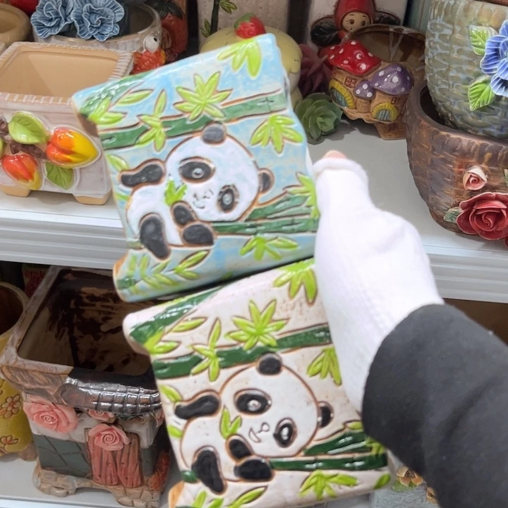 粗陶材质多肉花盆