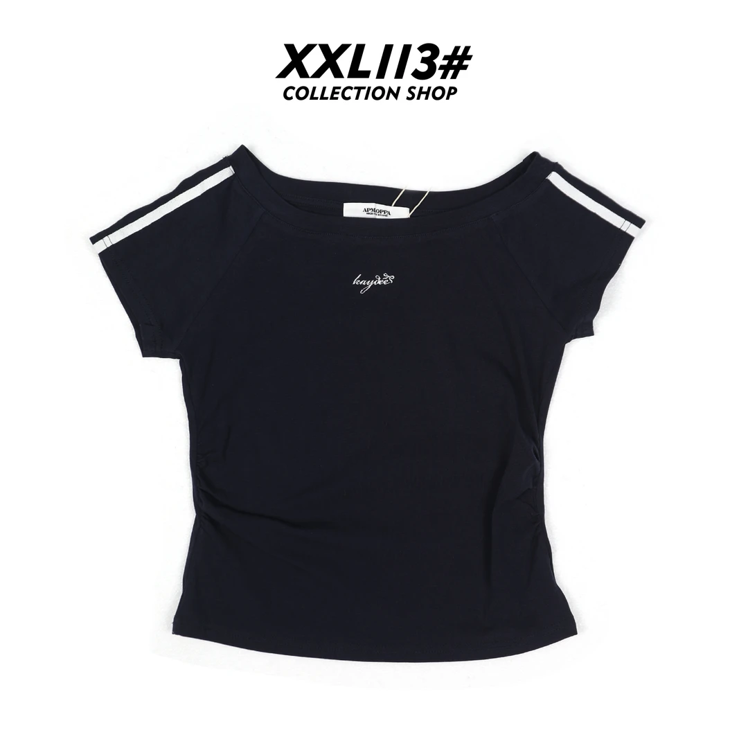 113* CENTRALIZED SHOP收腰显瘦灰色T恤套装修X5F08D6029