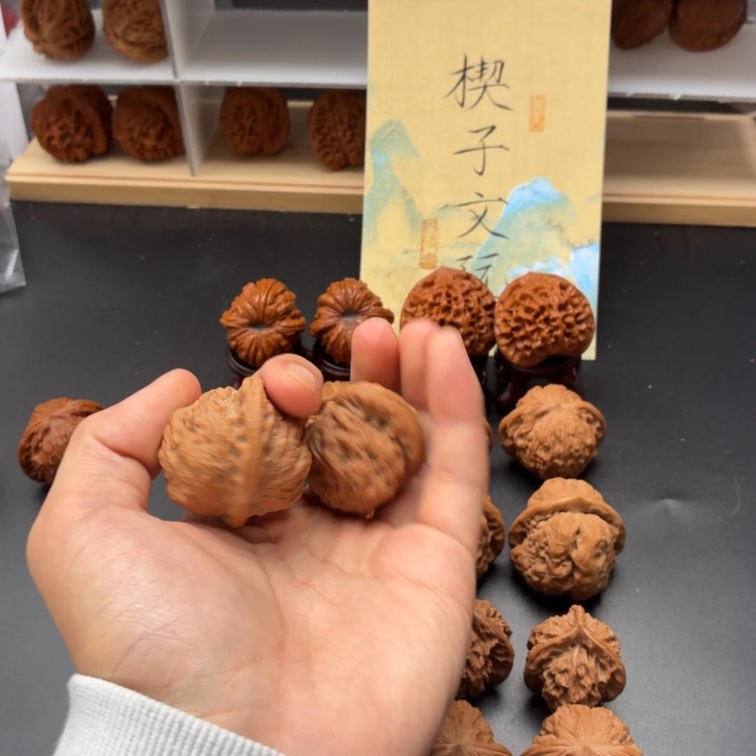 文玩核桃把件血麒麟全品无修39.8