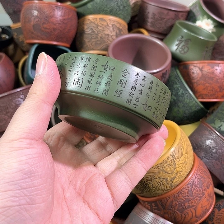 茶杯紫砂全手工紫砂主人杯