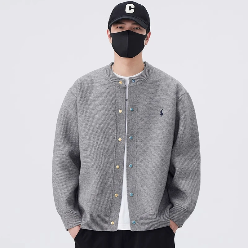 春季新款重磅潮流日系百搭开衫毛衣 JFN86311