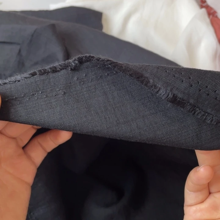 天丝（莱赛尔纤维）黑色棉麻2miq
