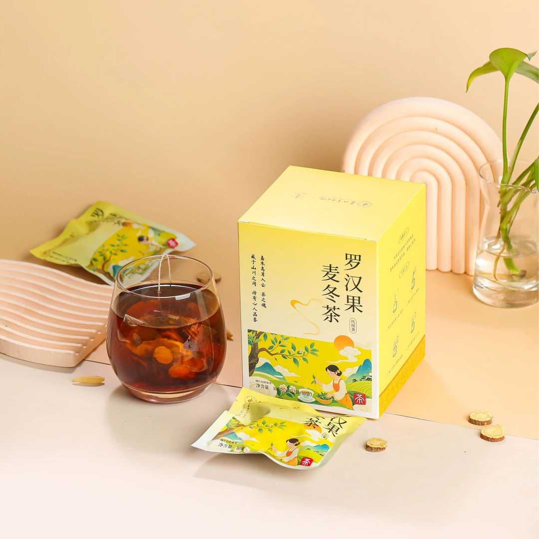 【泰州市中医院】罗汉果麦冬茶养生茶包耐泡茶