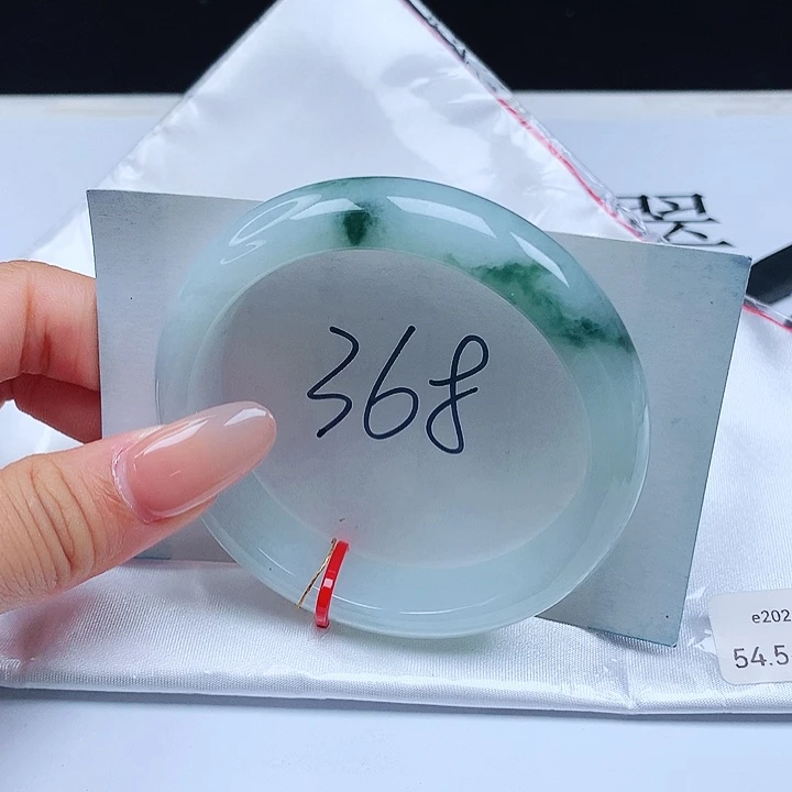 翡翠手镯未镶嵌54+正圈