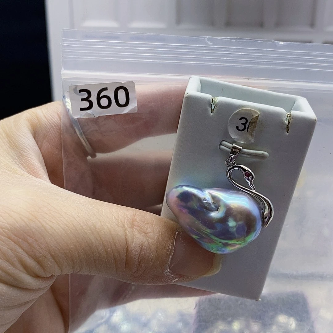 颈饰合金淡水珍珠