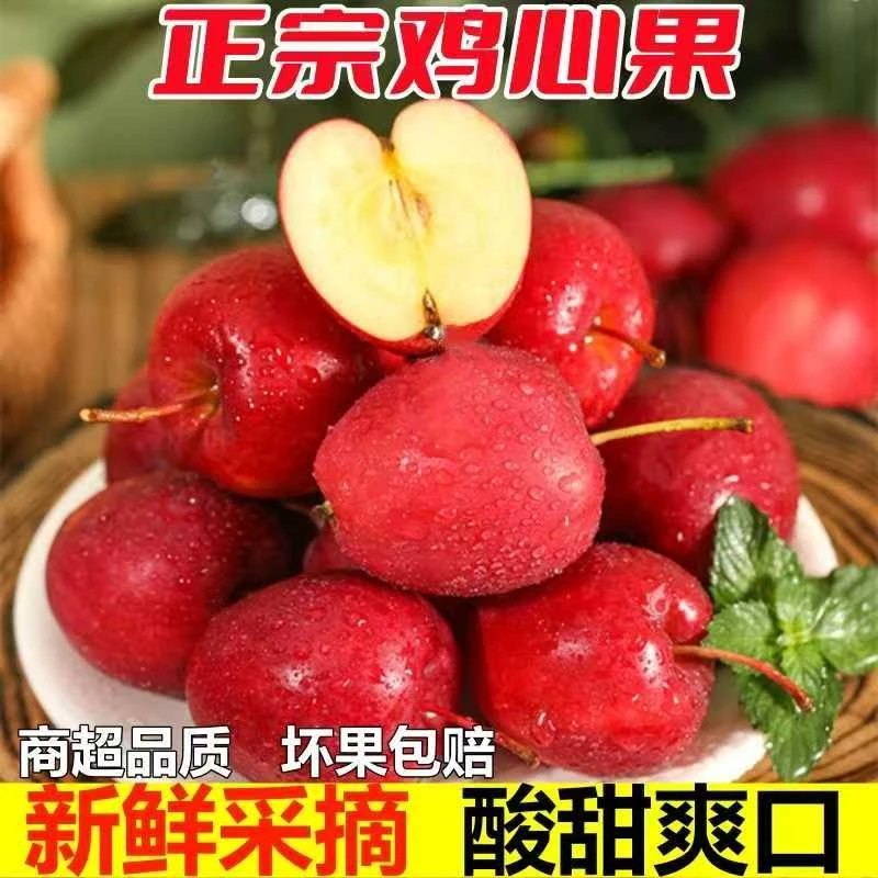 【国哥优选】特产甜脆鸡心果香妃海棠果饱满多汁采摘新鲜自然成熟