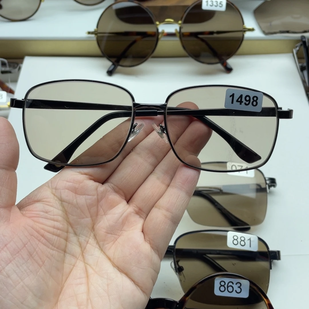 茶水晶全框眼镜 1498