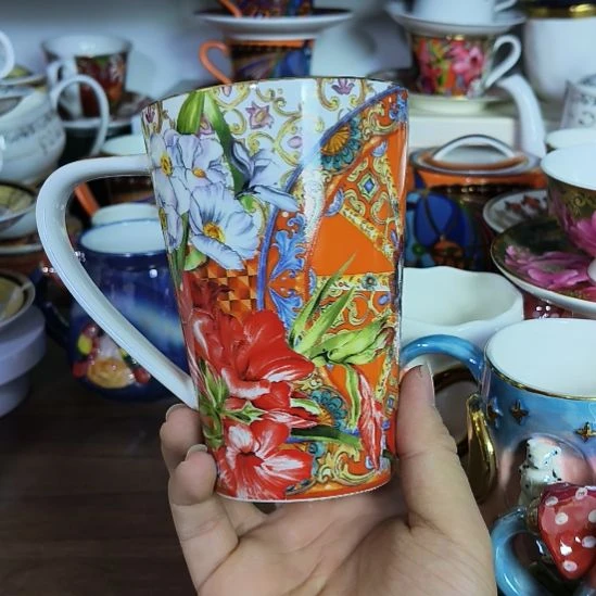 316不锈钢双饮款现货精美陶瓷工艺