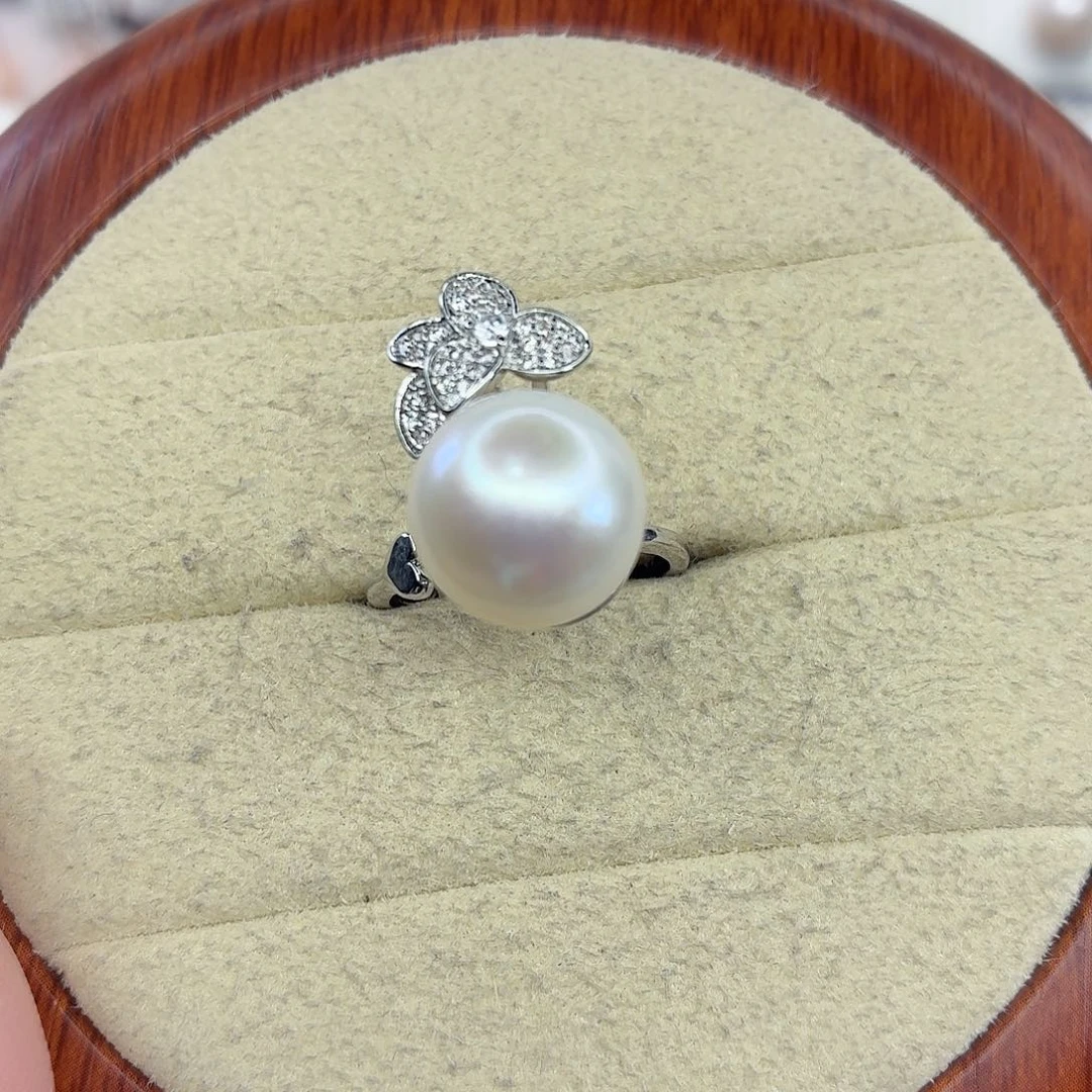 戒指合金淡水珍珠