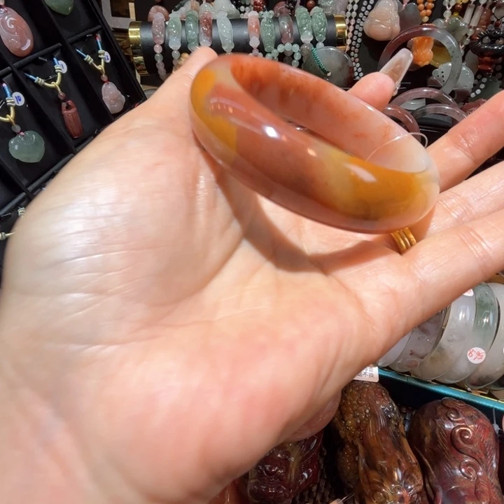 石英质玉手镯合金缘***爱