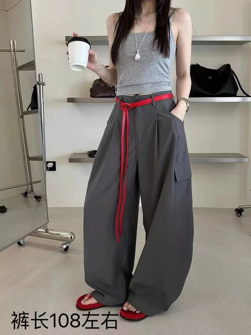 【志玲家】优选安安5523款弯刀腰带工装裤