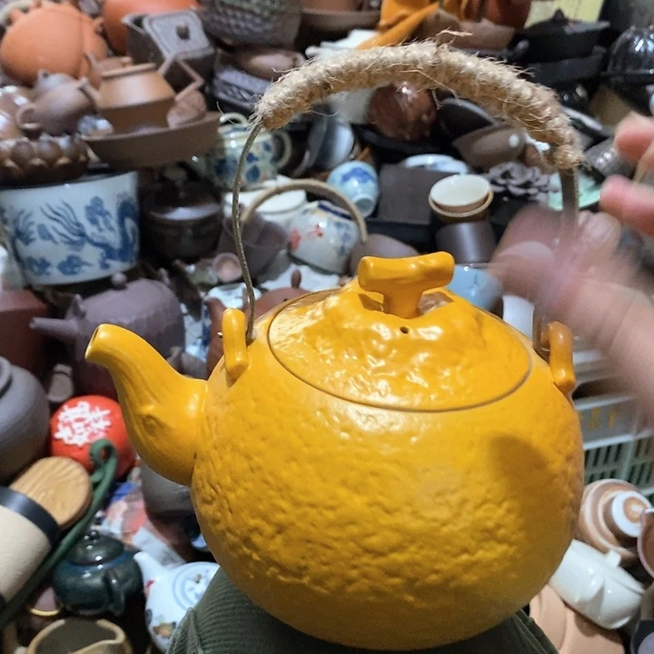 瓷片荷花绽放了我想去了一个多