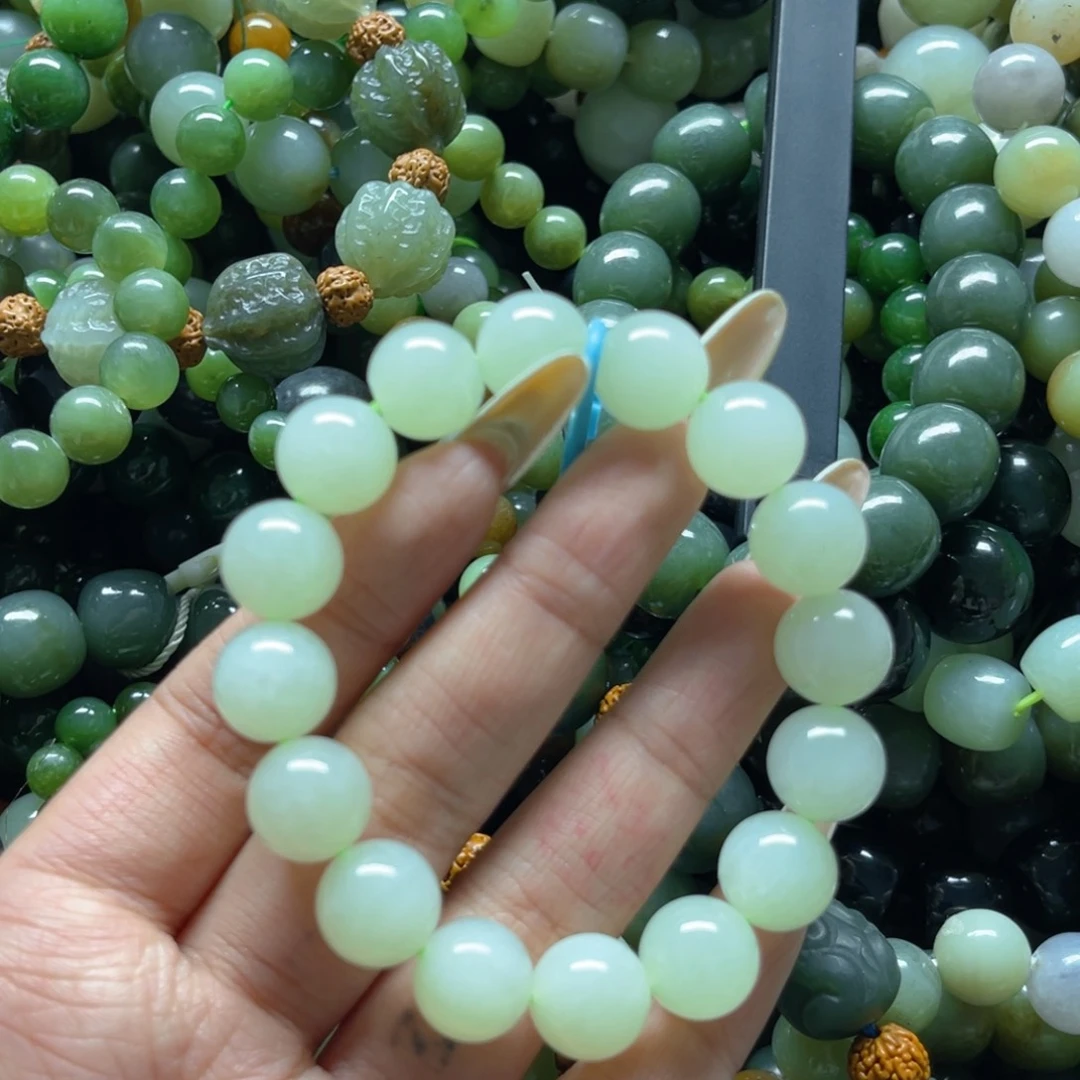 和田玉手链未镶嵌