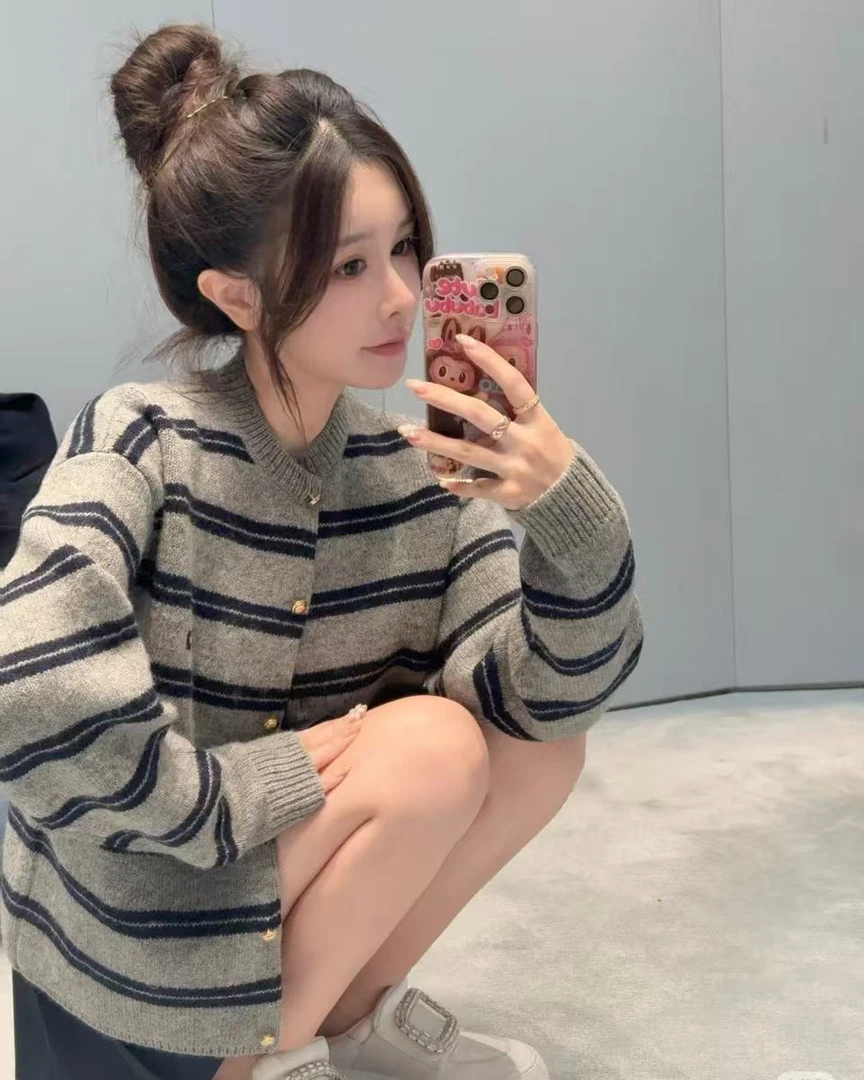 2025新款早秋针织开衫毛衣外套合集时尚百搭网红风慵懒风