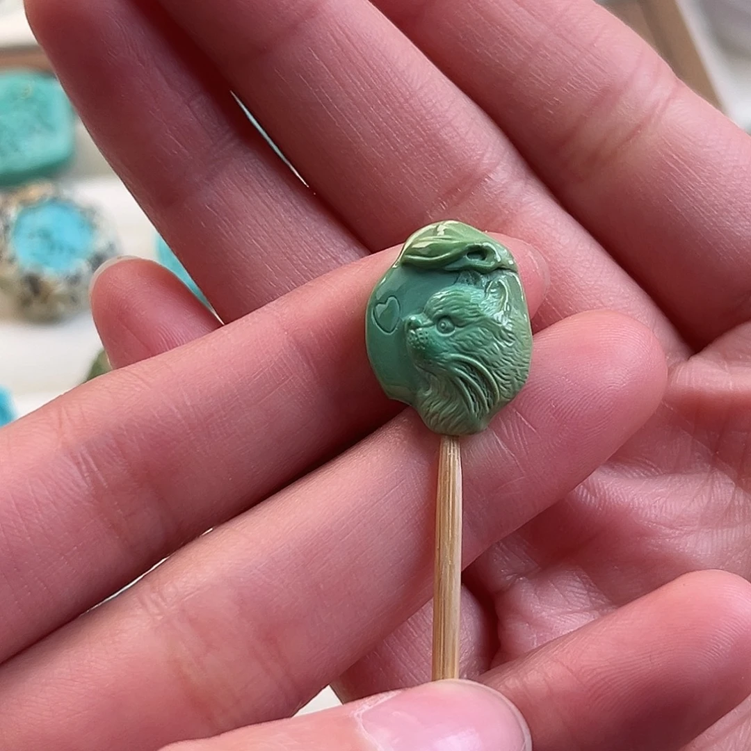 绿松石未镶嵌配饰