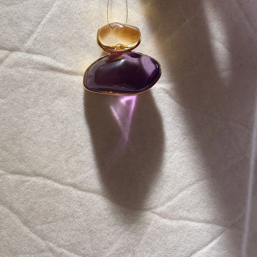 颈饰紫晶合金大气款