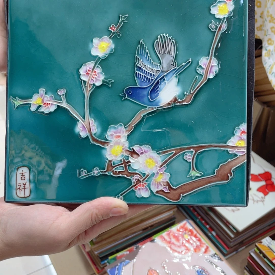 【闪购商品】瓷片用****4花鸟单瓷片