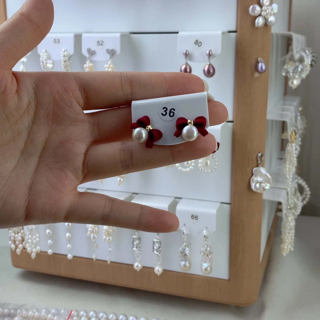 未镶嵌耳饰淡水珍珠