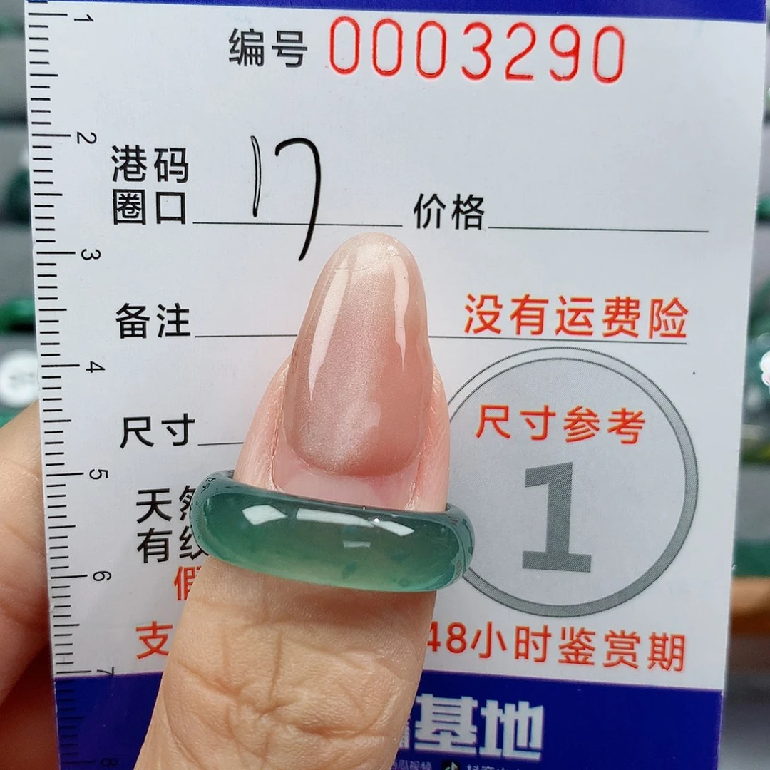 伟***8翡翠戒指未镶嵌天然